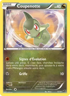 Carte Pokémon Coupenotte