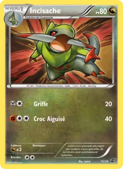 Carte Pokémon Incisache