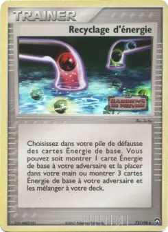 Recyclage d'énergie
