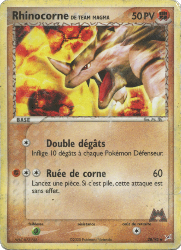 Rhinocorne de Team Magma
