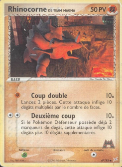 Rhinocorne de Team Magma
