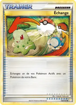 Photo carte Pokemon Échange HeartGold SoulSilver 102/123
