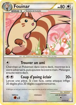 Carte Pokémon Fouinar
