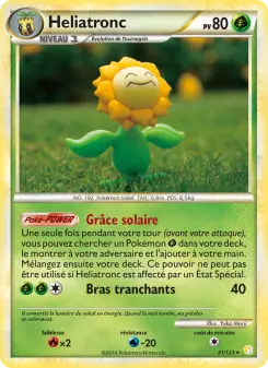 Carte Pokémon Heliatronc