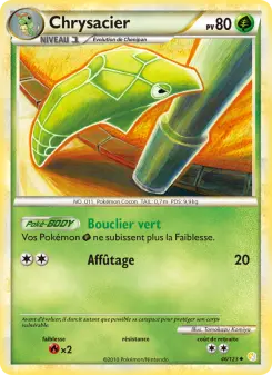 Carte Pokémon Chrysacier