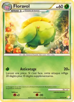 Carte Pokémon Floravol