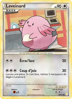 Photo carte Pokemon Leveinard HeartGold SoulSilver 58/123