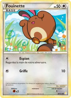 Carte Pokémon Fouinette