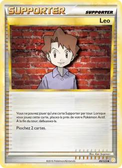 Photo carte Pokemon Leo HeartGold SoulSilver 89/123