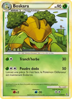 Photo carte Pokemon Boskara Déchaînement 31/95