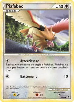 Photo carte Pokemon Piafabec Déchaînement 62/95