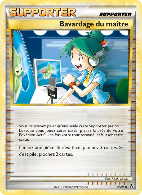 Bavardage du maître