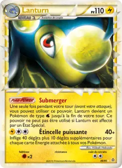 Photo carte Pokemon Lanturn Déchaînement 86/95