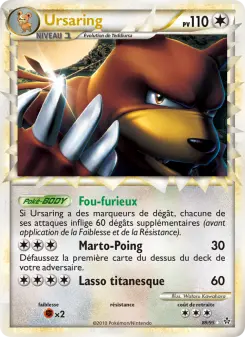 Carte Pokémon Ursaring