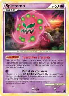 Carte Pokémon Spiritomb