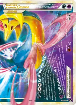 Carte Pokémon Darkrai & Cresselia LÉGENDE