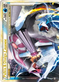 Carte Pokémon Palkia & Dialga LÉGENDE