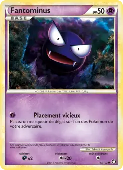 Photo carte Pokemon Fantominus Triomphant 63/102