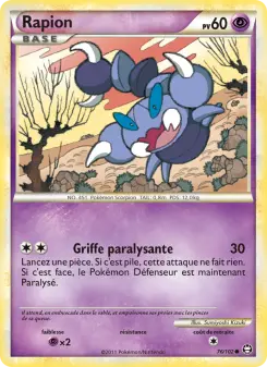 Carte Pokémon Rapion