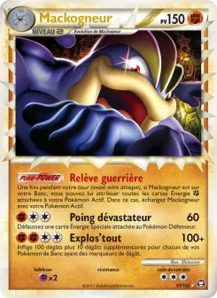 Photo carte Pokemon Mackogneur Triomphant 95/102