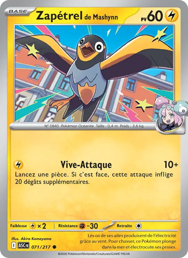 Zapétrel de Mashynn card image