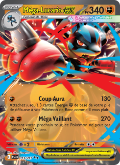Méga-Lucario-ex from Héros Transcendants