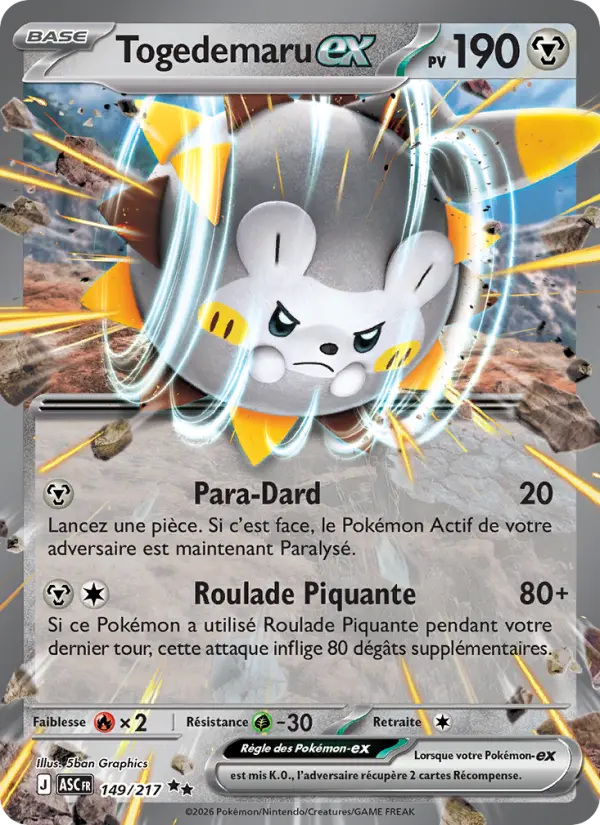 Togedemaru-ex card image