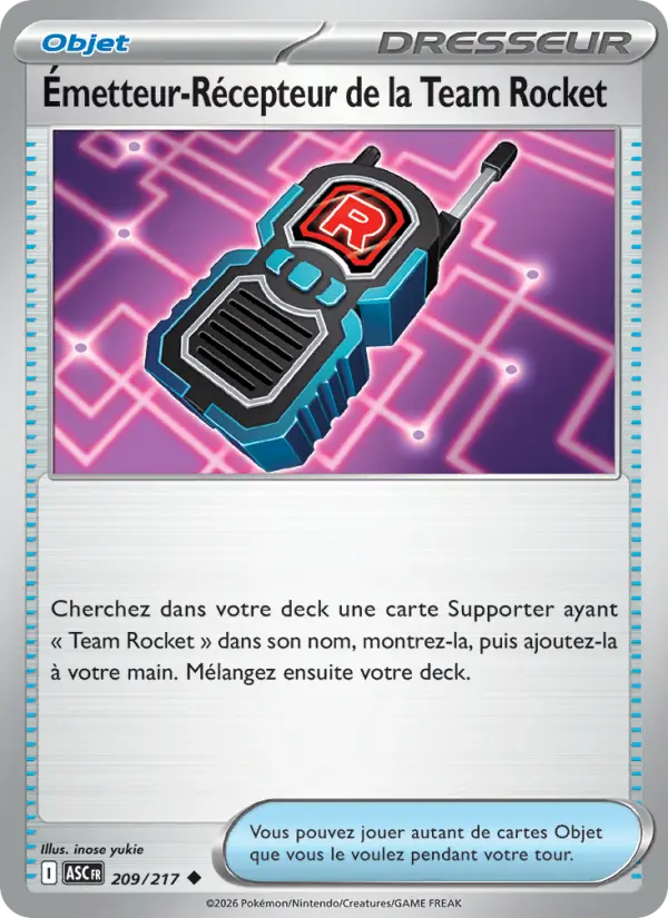 Émetteur-Récepteur de la Team Rocket card image