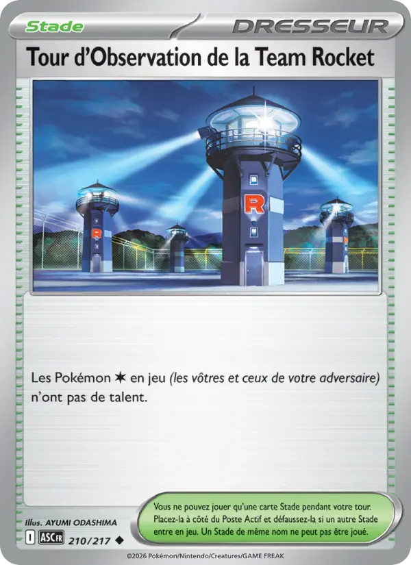 Tour d'Observation de la Team Rocket card image