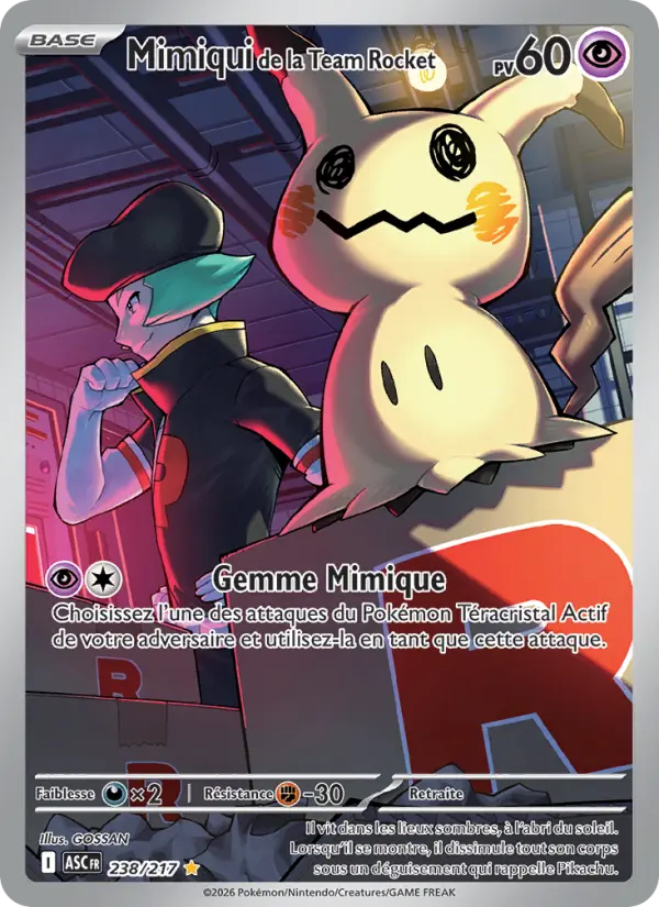 Mimiqui de la Team Rocket card image
