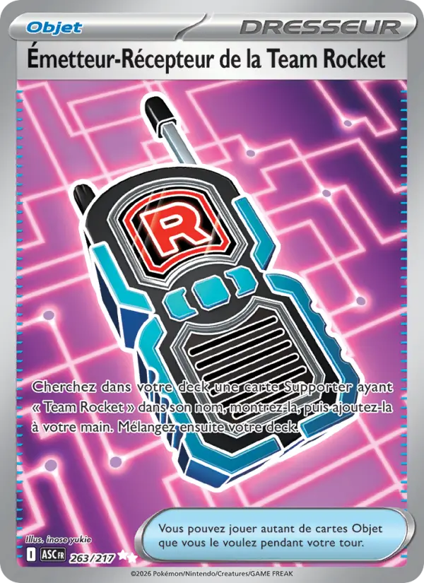 Émetteur-Récepteur de la Team Rocket card image
