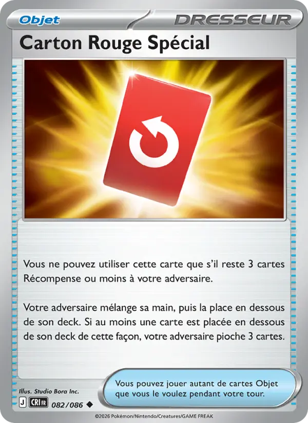 Carte Rouge Spéciale