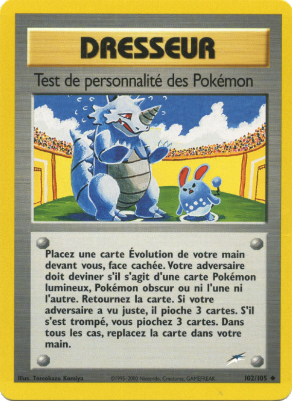 Test de personnalité des Pokémon
