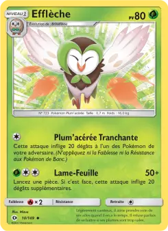 Carte Pokémon Efflèche