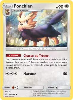 Carte Pokémon Ponchien