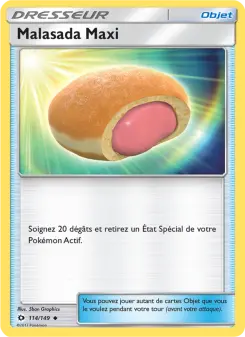 Photo carte Pokemon Malasada Maxi Soleil et Lune 114/149