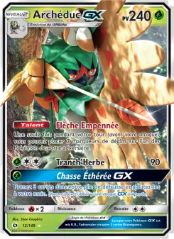 Carte Pokémon Archéduc GX