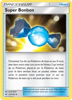 Photo carte Pokemon Super Bonbon Soleil et Lune 129/149