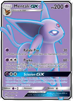 Carte Pokémon Mentali GX