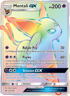 Carte Pokémon Mentali GX