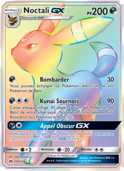 Carte Pokémon Noctali GX
