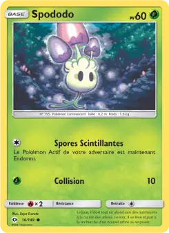 Carte Pokémon Spododo