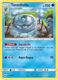 Photo carte Pokemon Tarenbulle Soleil et Lune 46/149