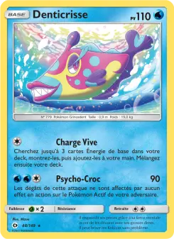 Carte Pokémon Denticrisse