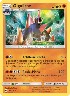Carte Pokémon Gigalithe