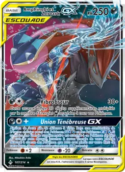 Carte Pokémon Amphinobi et Zoroark GX