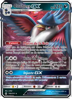 Carte Pokémon Corboss GX