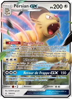 Carte Pokémon Persian GX