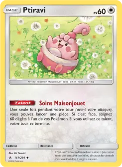 Carte Pokémon Ptiravi