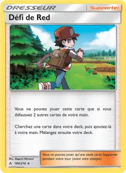 Carte Pokémon Défi de Red